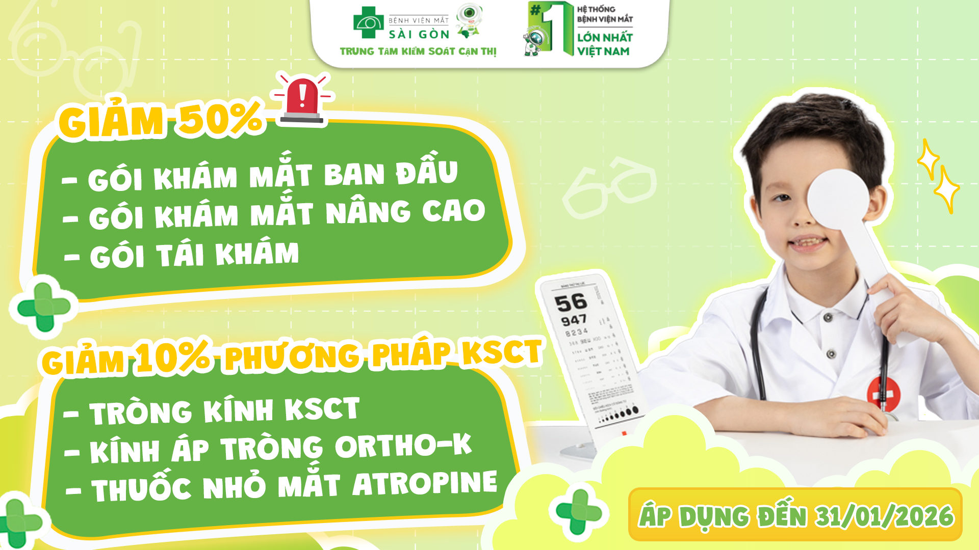 Chương trình ưu đãi tháng 1