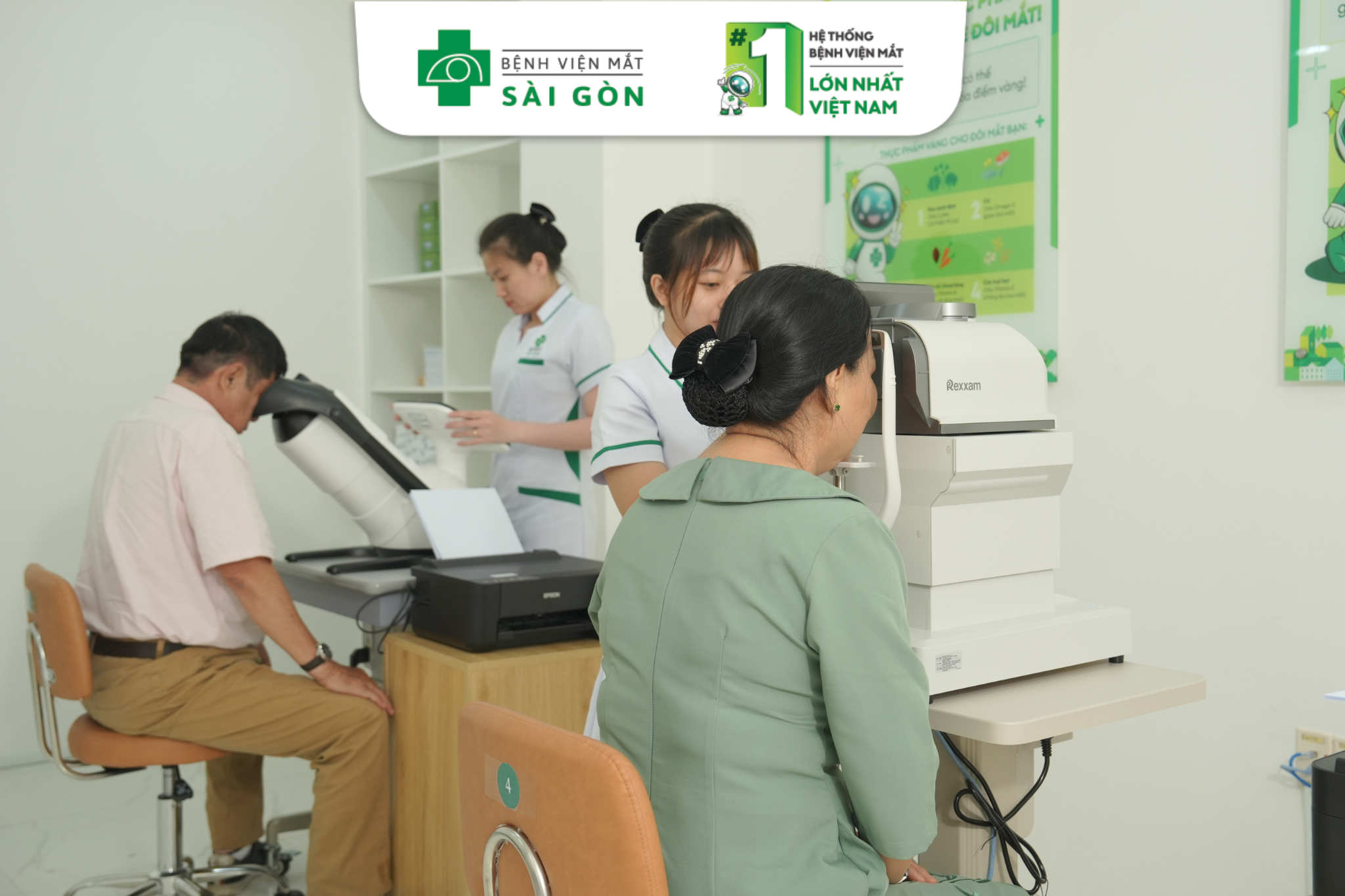 trang thiết bị hiện đại khám đục thủy tinh thể